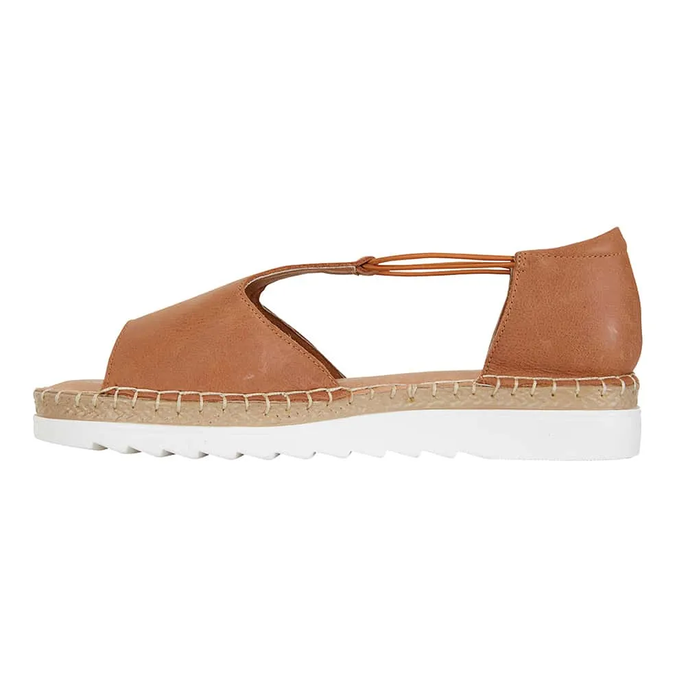 Eddie Sandal in Tan Leather