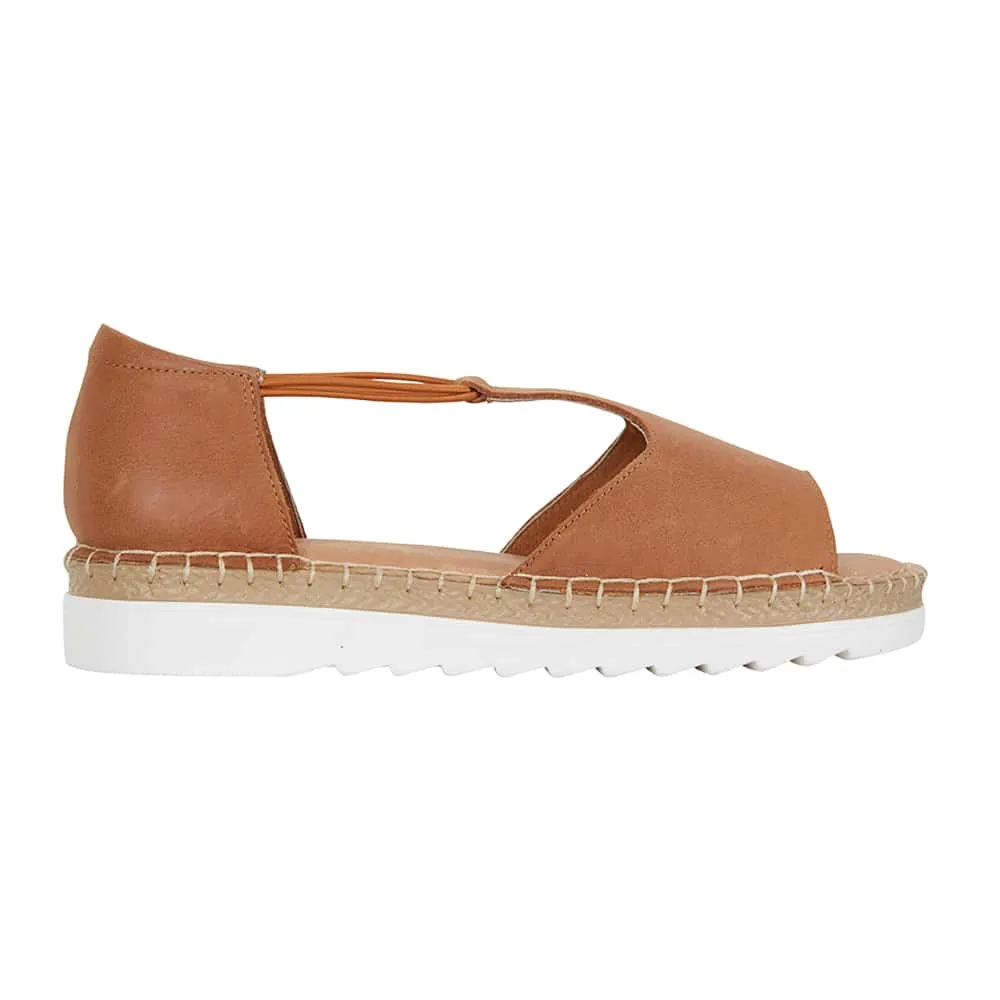 Eddie Sandal in Tan Leather