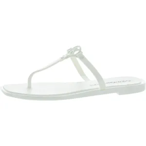 Edhen Womens Slip On Flip Flop T-Strap Sandals