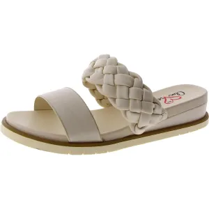 EDITA-Narrow Womens Slip On Open Toe Slide Sandals