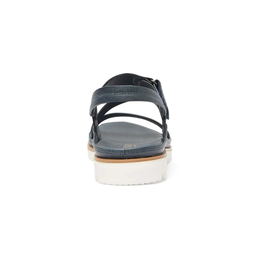 Egypt Sandal in Navy