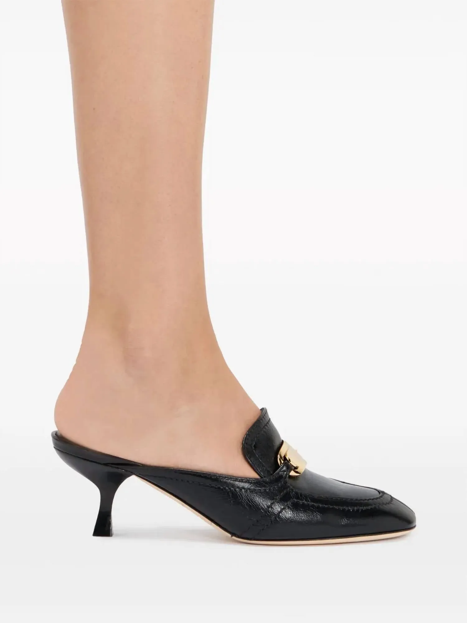 Elodye Slip Mule In Black