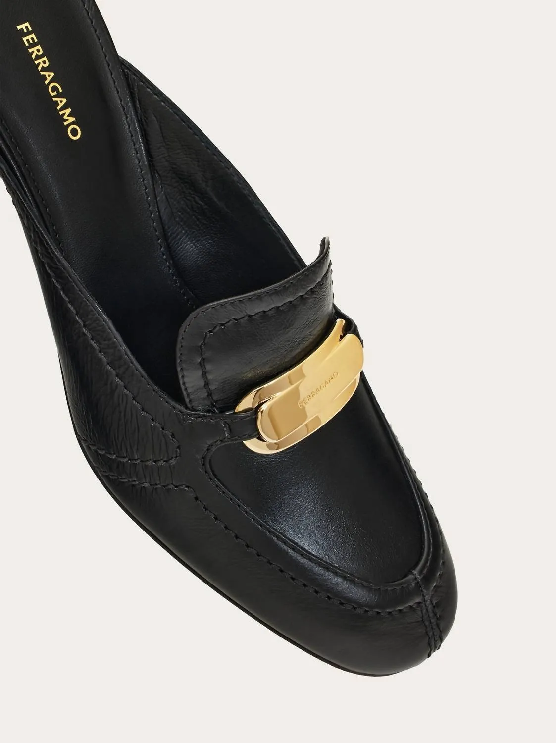 Elodye Slip Mule In Black