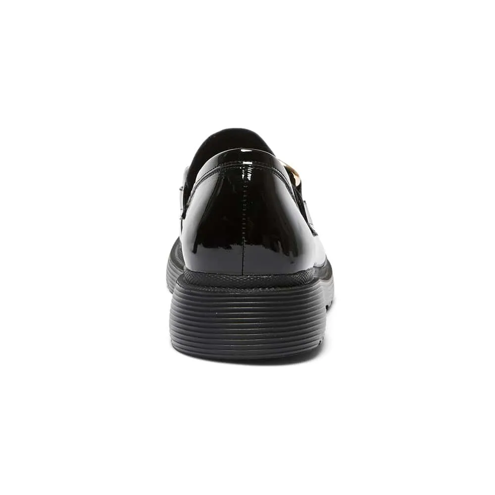 Eloise Loafer in Black Patent