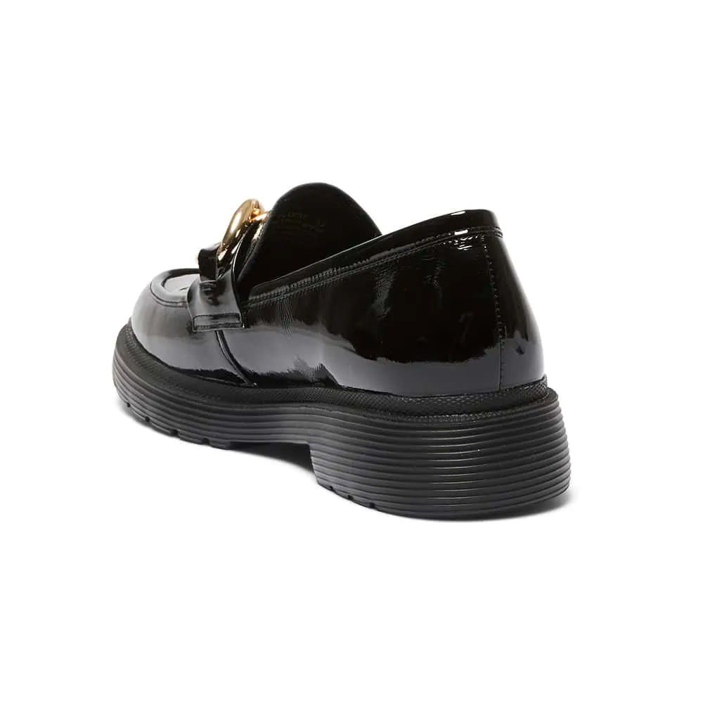 Eloise Loafer in Black Patent