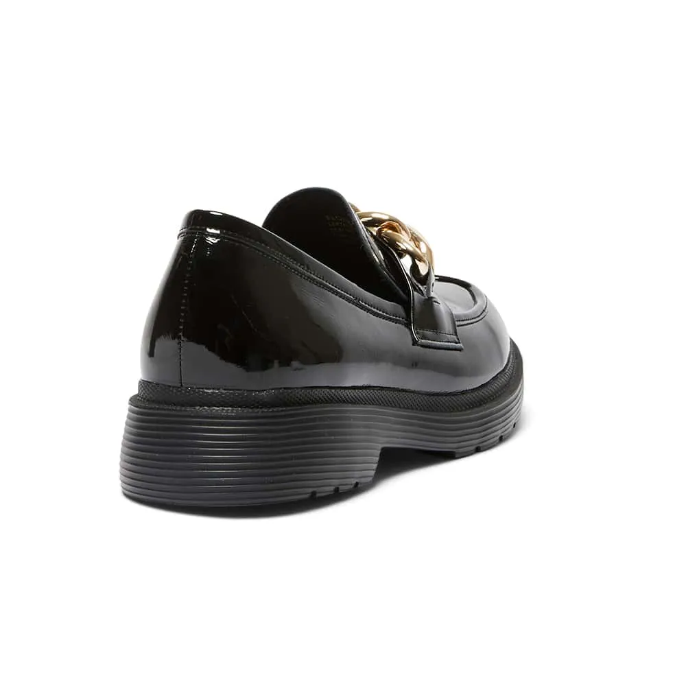 Eloise Loafer in Black Patent