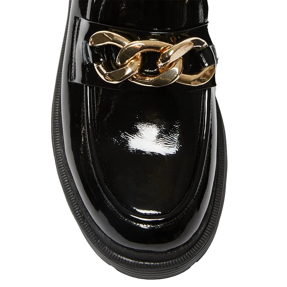 Eloise Loafer in Black Patent