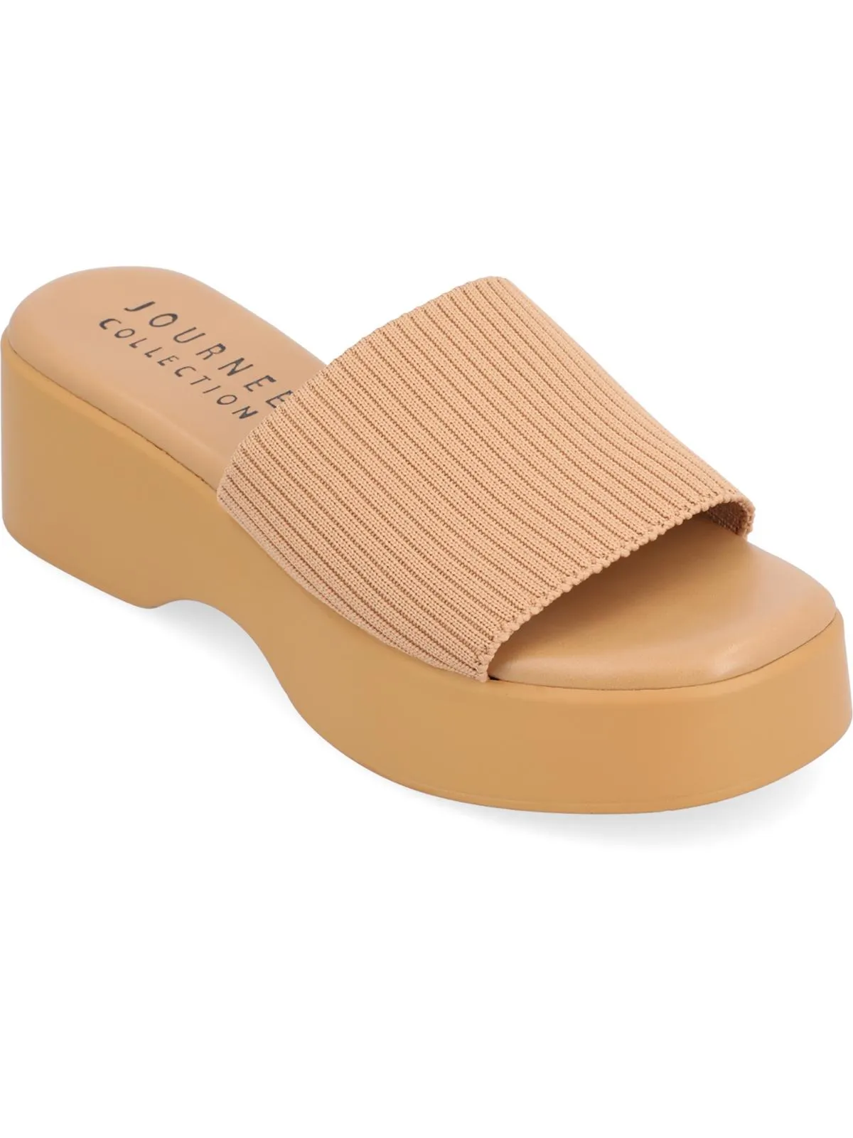 Emani Womens Slip On Casual Slide Sandals
