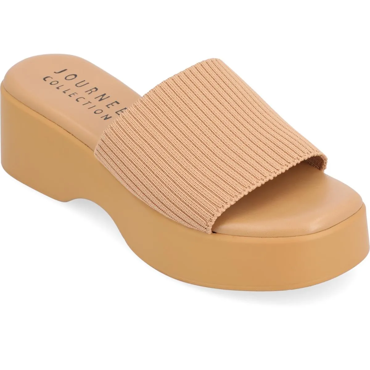 Emani Womens Slip On Casual Slide Sandals