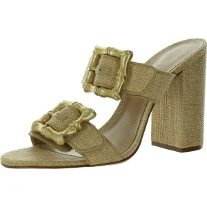 Enola Womens Slip On Casual Block Heel