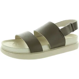 Erin Womens Strappy Leather Slingback Sandals