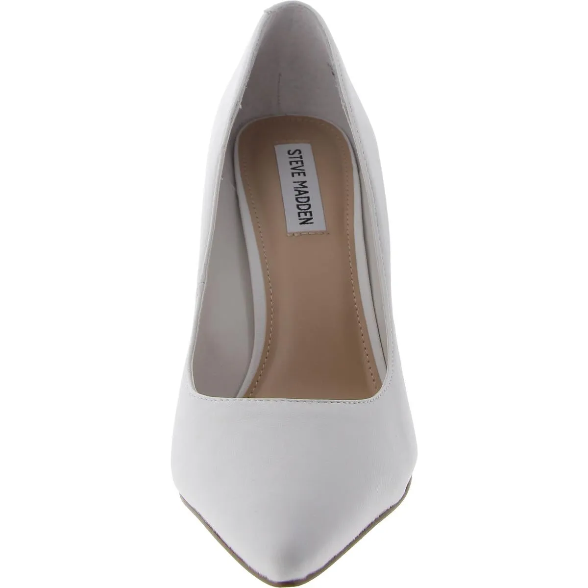 Evelyn Womens Leather Pointed Toe Pumps