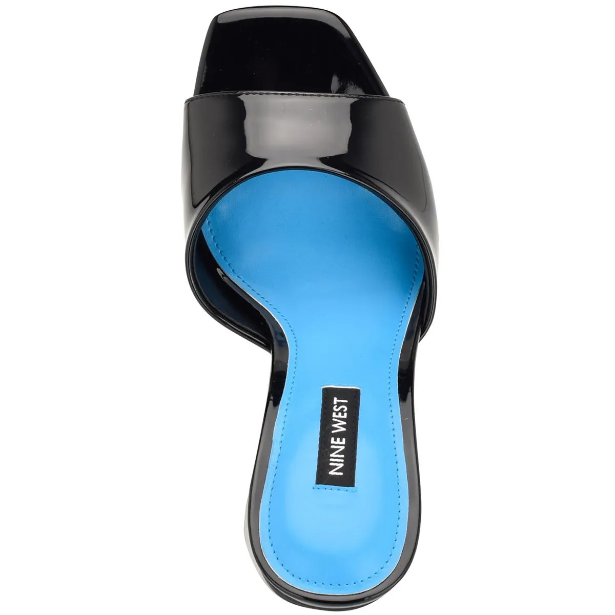 Excit3 Womens Silhouette Square Toe Block Heel