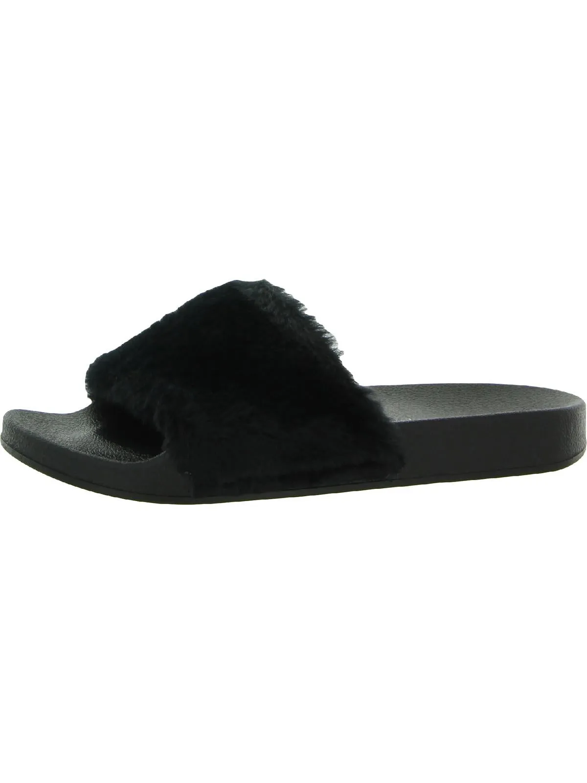 Fancy Womens Solid Slip On Slide Sandals