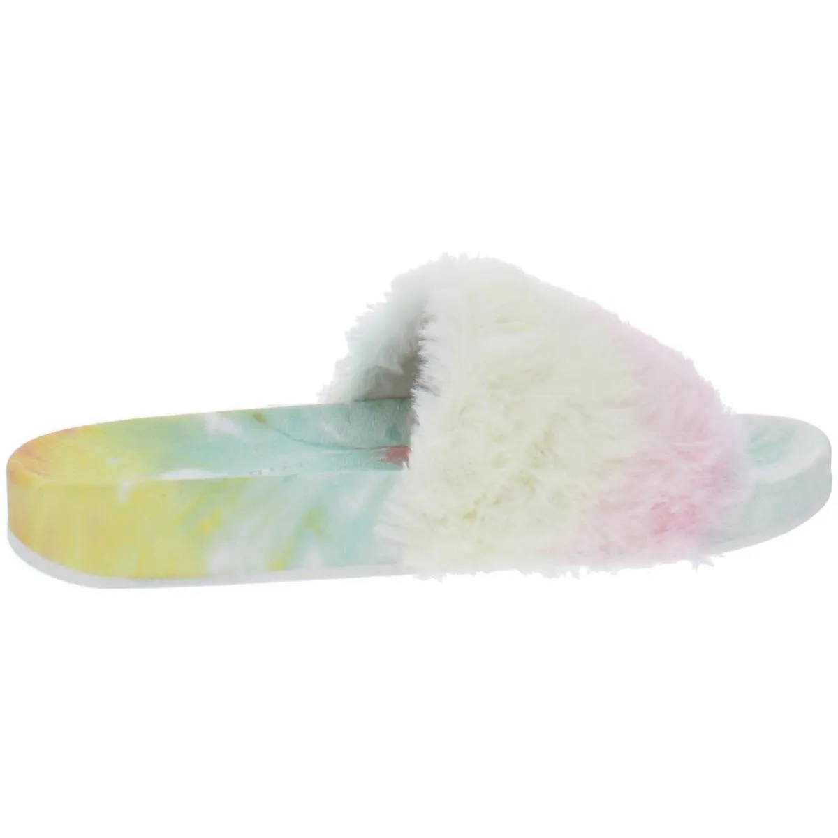 Fancy Womens Solid Slip On Slide Sandals