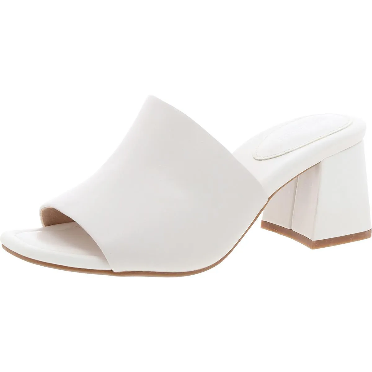 Farrah Slide Womens Padded Insole Leather Slide Sandals