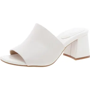 Farrah Slide Womens Padded Insole Leather Slide Sandals