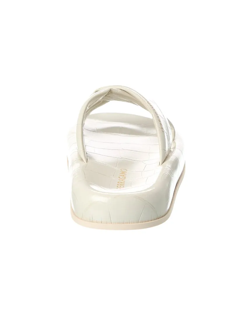 Ferragamo Dasie Leather Slide