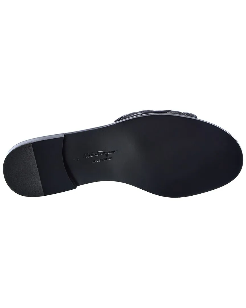 Ferragamo LoveC Q Leather Sandal