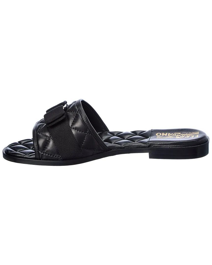Ferragamo LoveC Q Leather Sandal