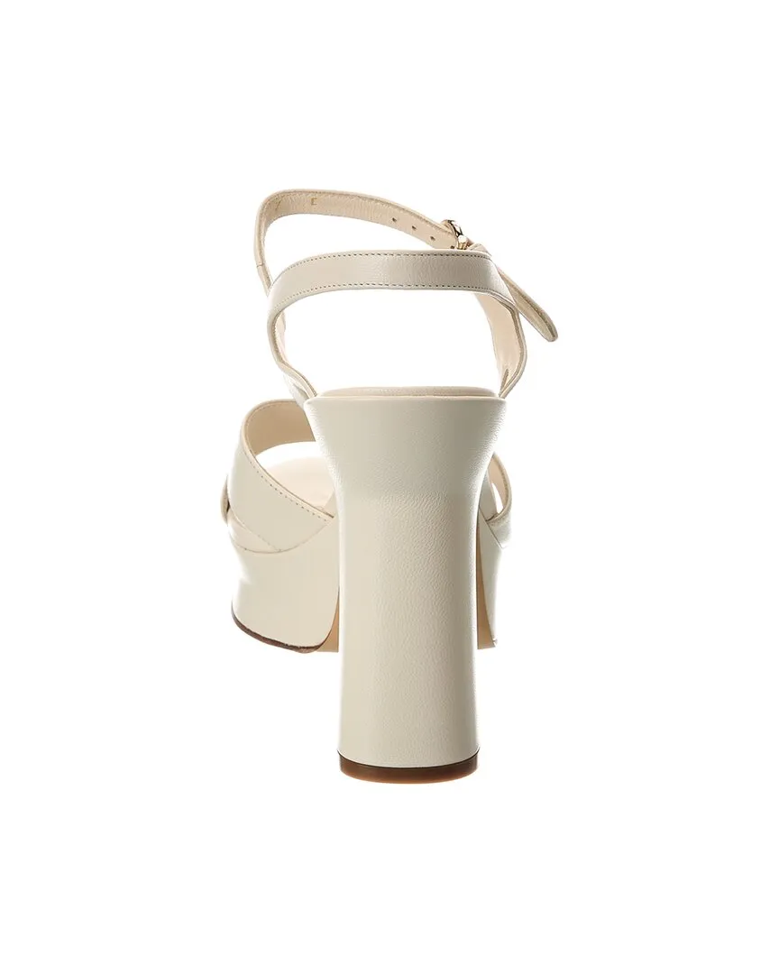 Ferragamo Sonya Leather Platform Sandal
