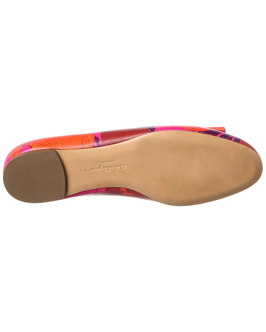 Ferragamo Varina Leather Flat