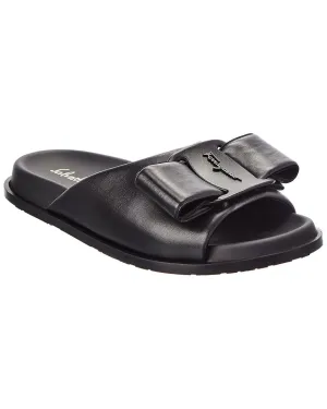 Ferragamo Viva Bow Leather Slide
