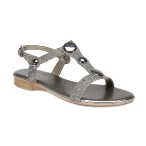 Fiasco Sandal in Pewter Fabric