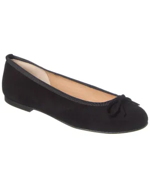 French Sole Emerald Suede Flat