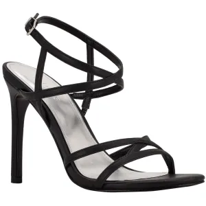 Fumi Womens Faux Leather Dressy Heels