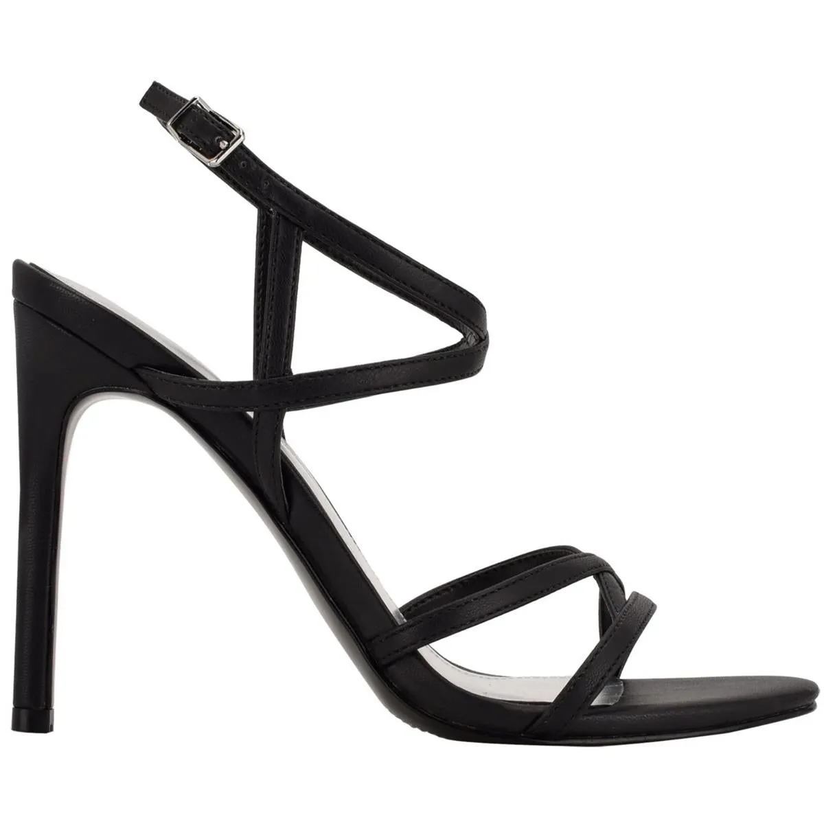 Fumi Womens Faux Leather Dressy Heels