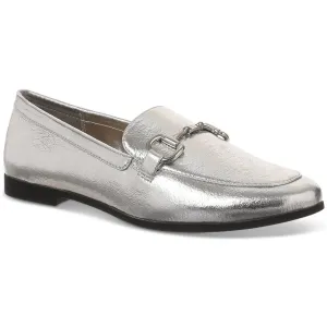 Gayylep Womens Chain Metallic Clogs
