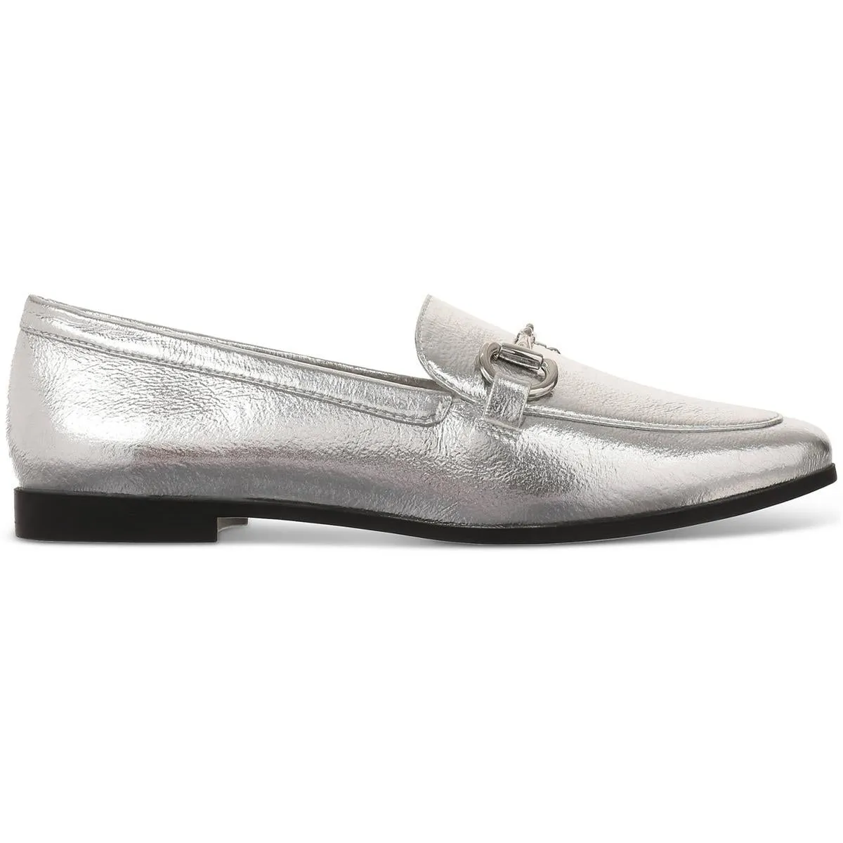 Gayylep Womens Chain Metallic Clogs