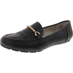 GENIUS Womens Animal Print Manmade Loafers