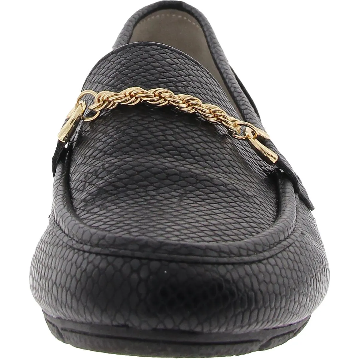 GENIUS Womens Animal Print Manmade Loafers