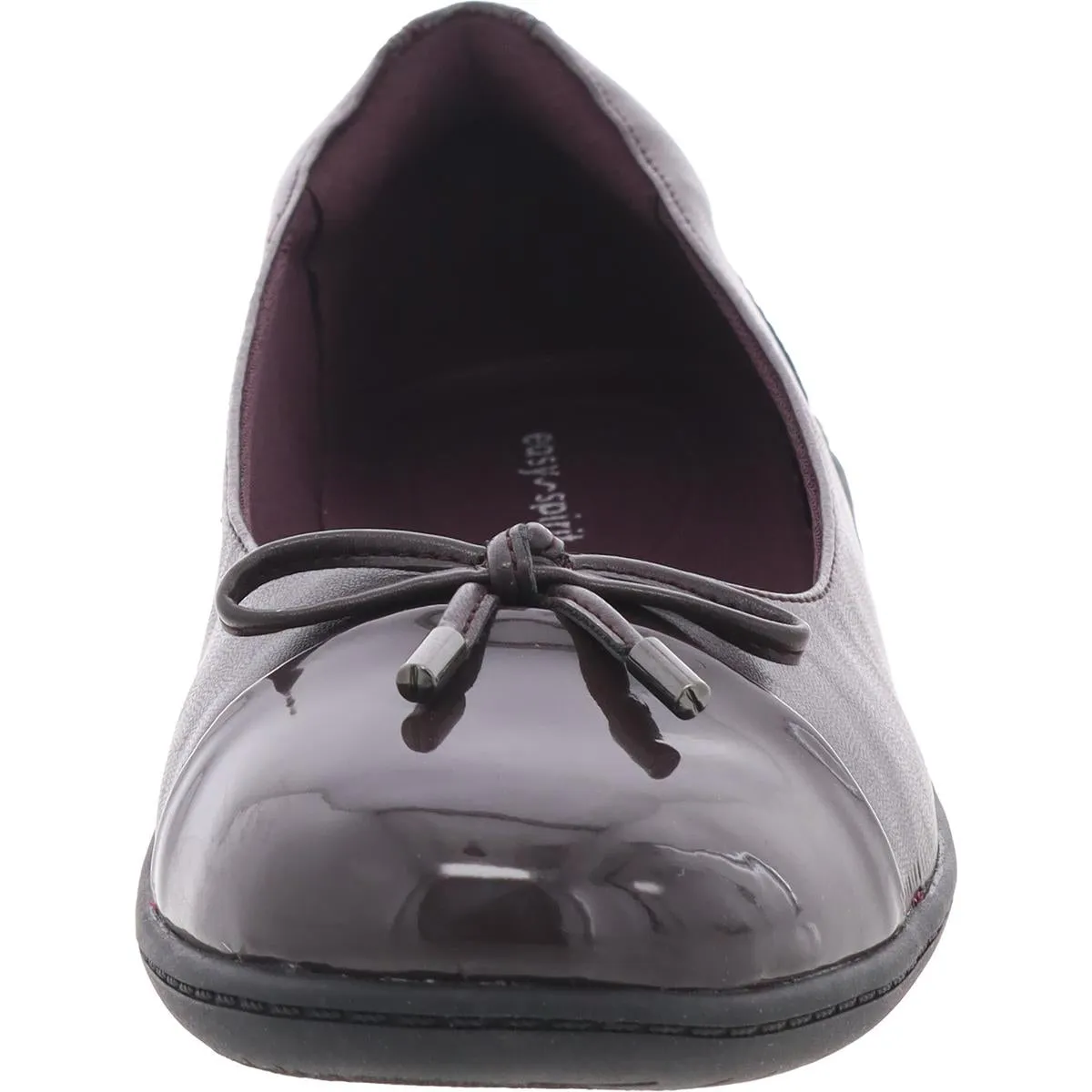 Gerdine 3 Womens Patent Toe Cap Ballet Flats