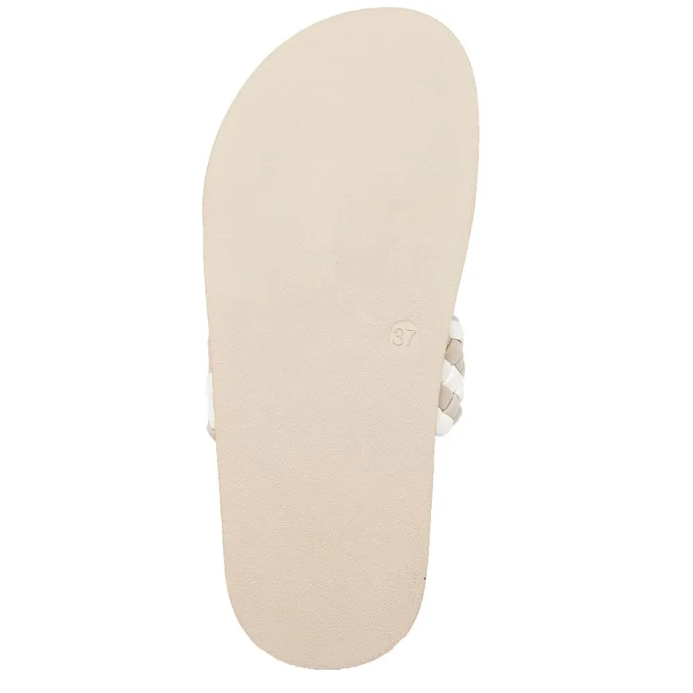 Ghost Slide in Nude And White Smooth