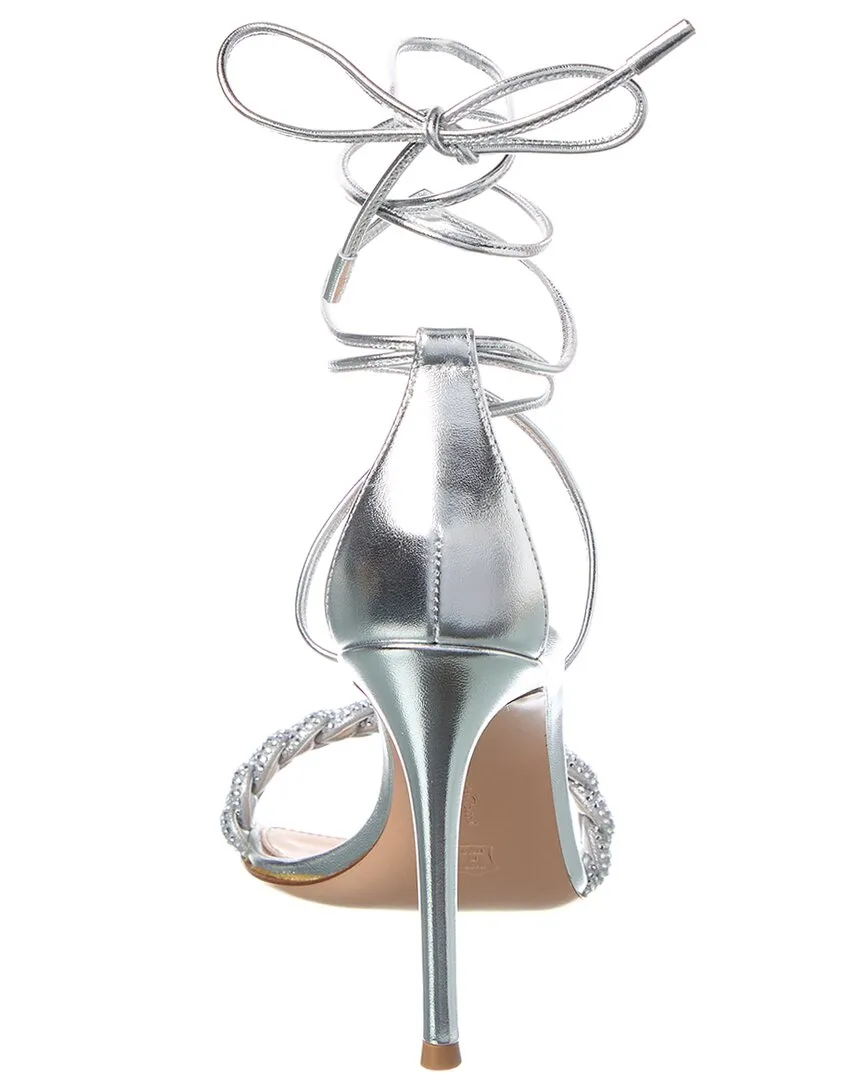 Gianvito Rossi Crystal Leomi Leather Sandal
