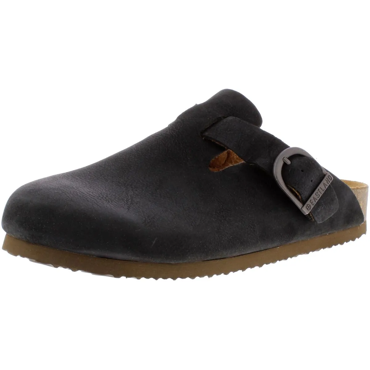 Gina Womens Buckle Flats Mules