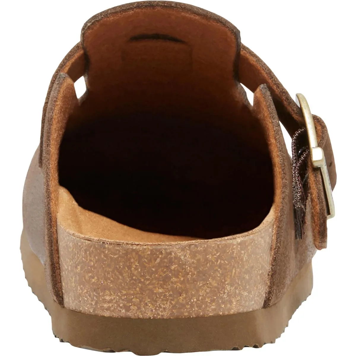 Gina Womens Buckle Flats Mules
