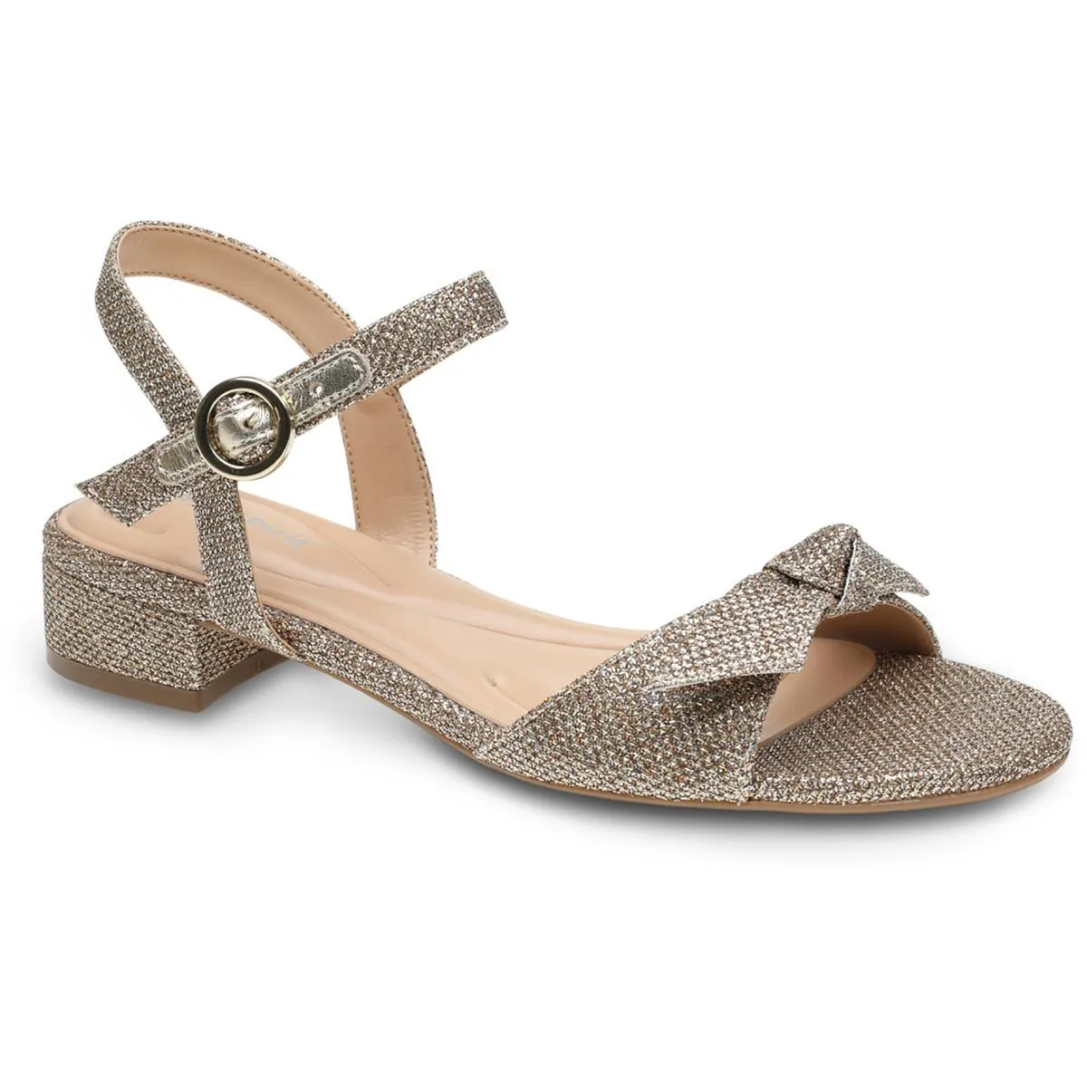 Ginova 2 Womens Canvas Pumps Block Heels