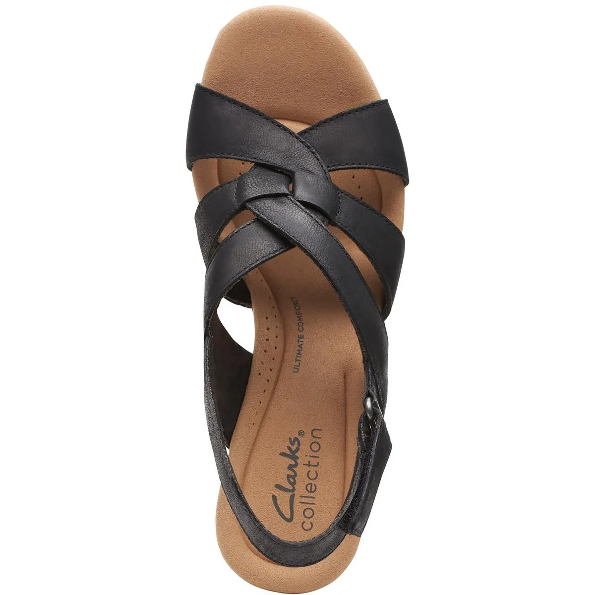 Giselle Beach Womens Open Toe Slip On Wedge Sandals