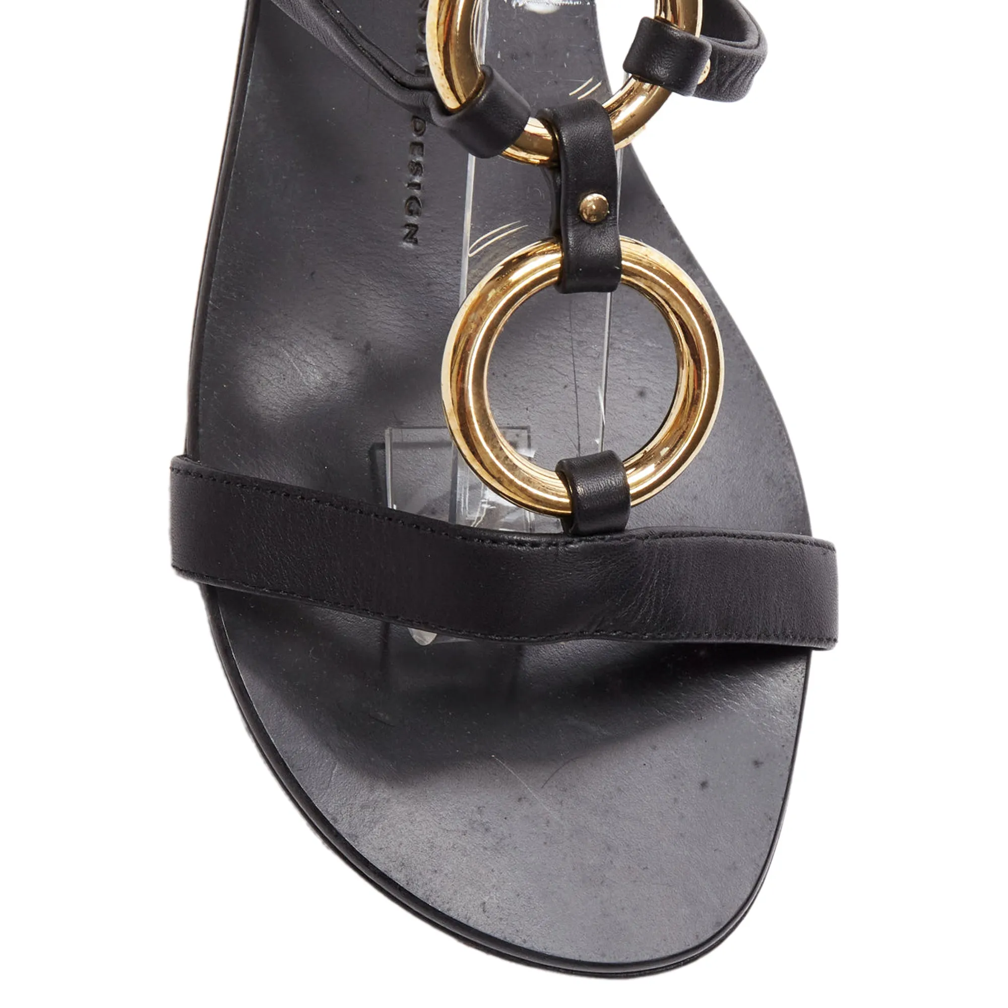 Giuseppe Zanotti ring bondage gladiator sandal