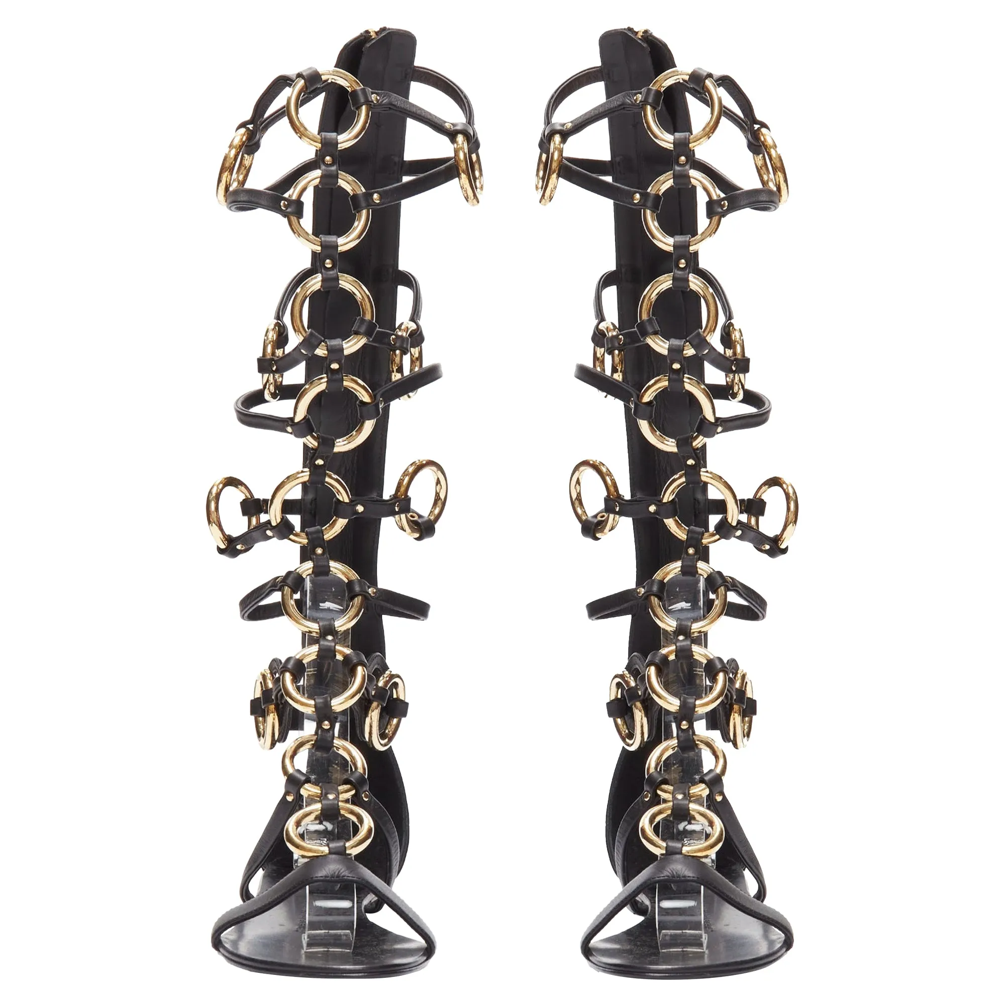 Giuseppe Zanotti ring bondage gladiator sandal