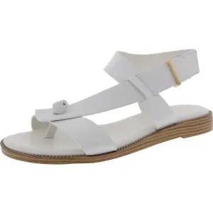 Glenni Womens Padded Insole Leather Thong Sandals