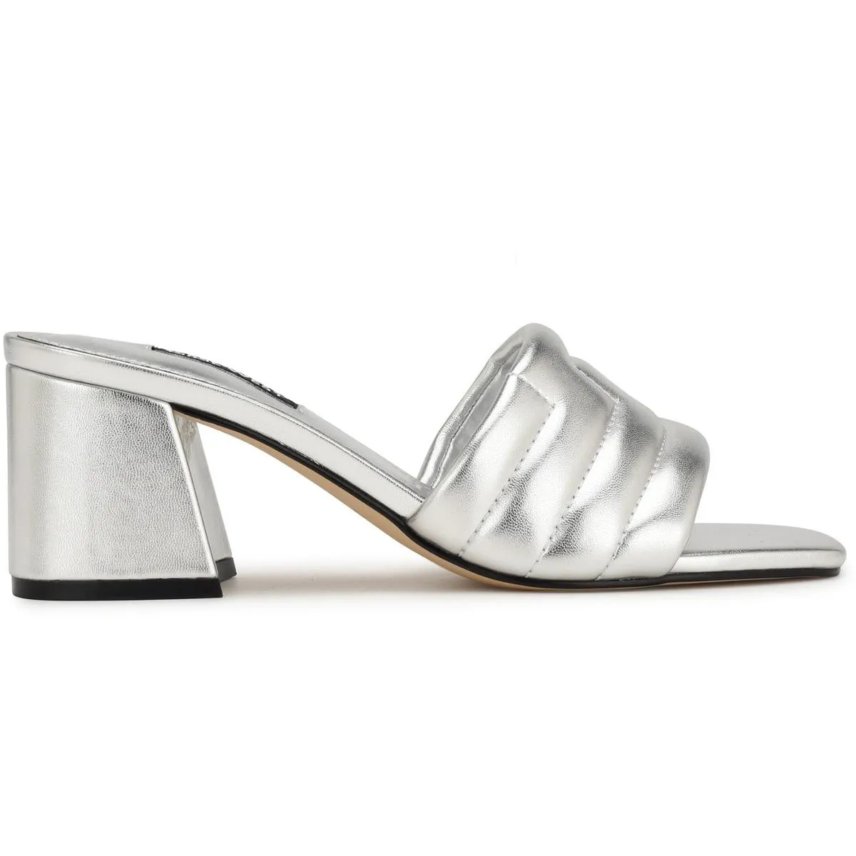 GLENRA3 Womens Block Heel Man Made Mule Sandals