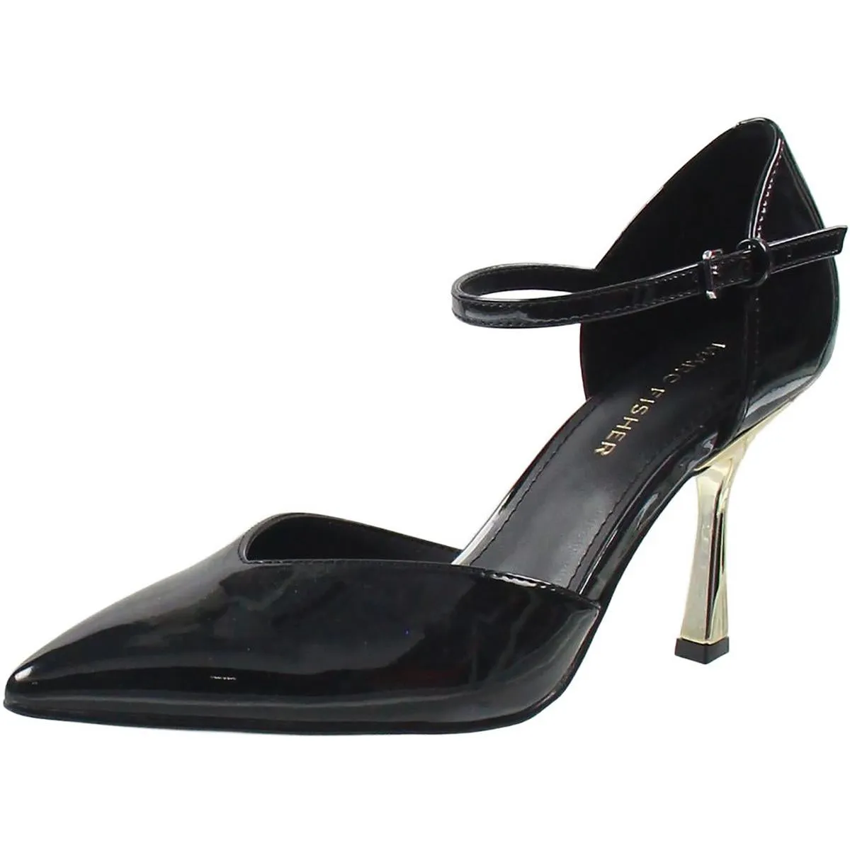 Haben Womens Patent Pointed Toe Pumps