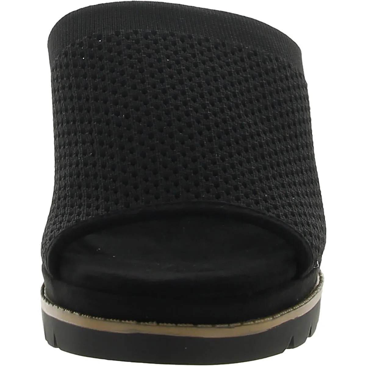 HANNAH Womens Slip On Open Toe Wedge Sandals
