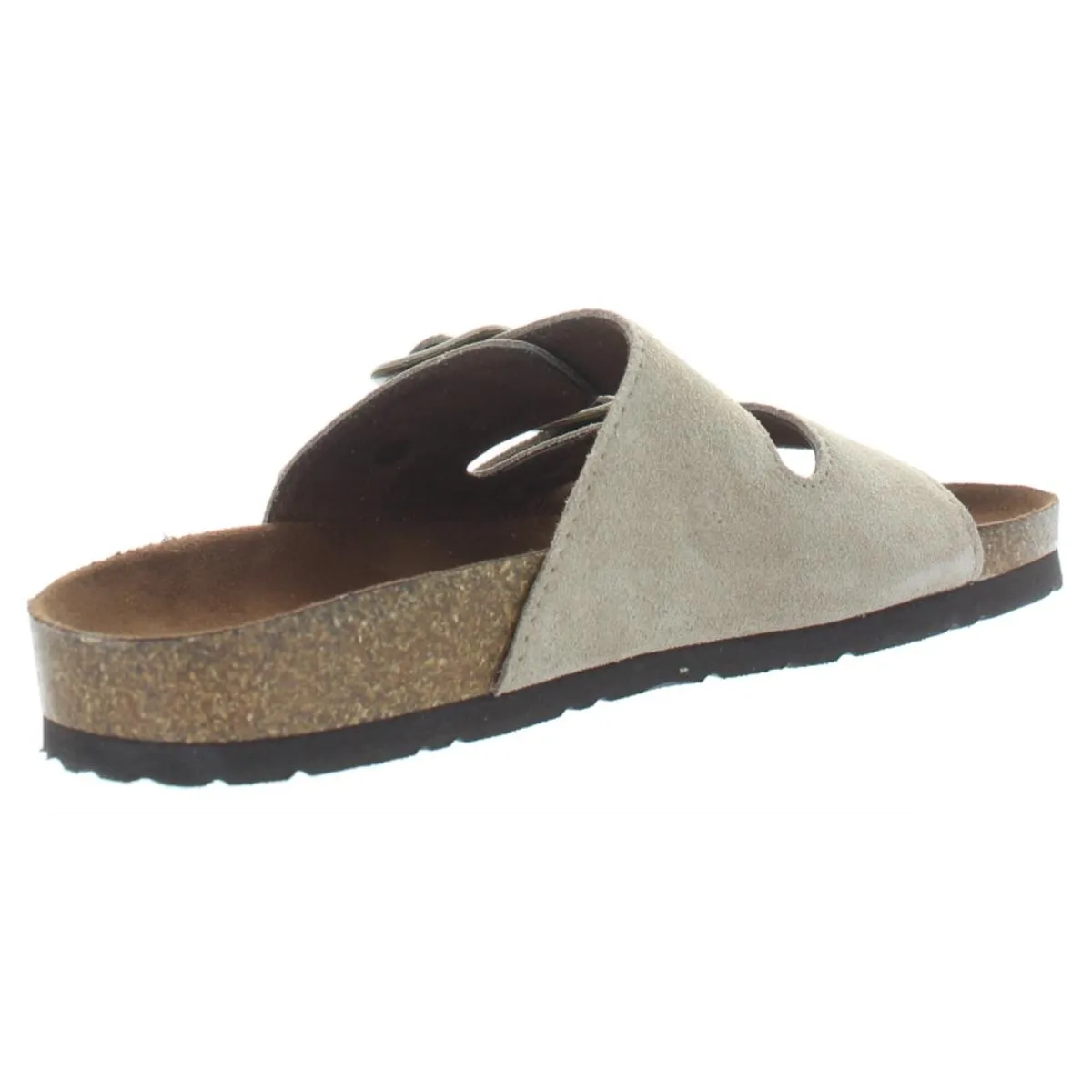 Helga Womens Suede Floral Slide Sandals