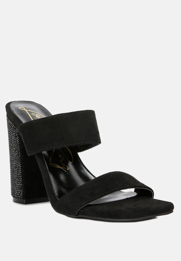 high sass rhinestone embellished sandals